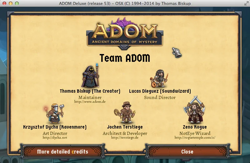 ADOM (Ancient Domains Of Mystery) cover