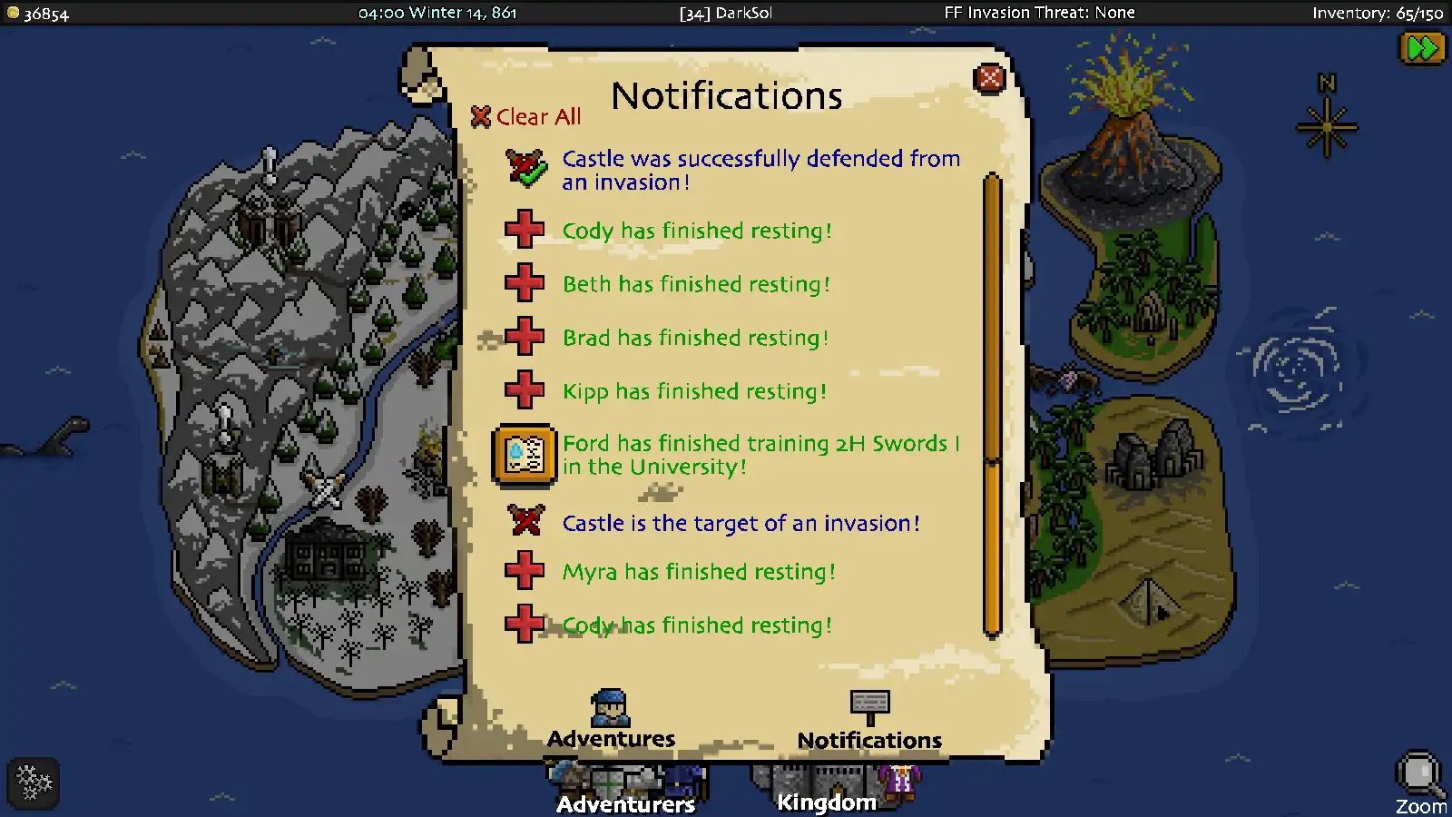 Adventurer Manager PC system requirements screenshot
