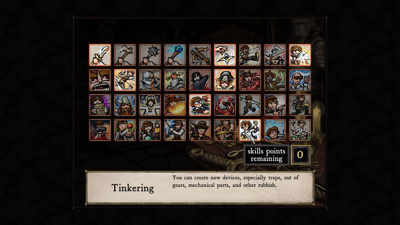 Dungeons of Dredmor PC system requirements screenshot