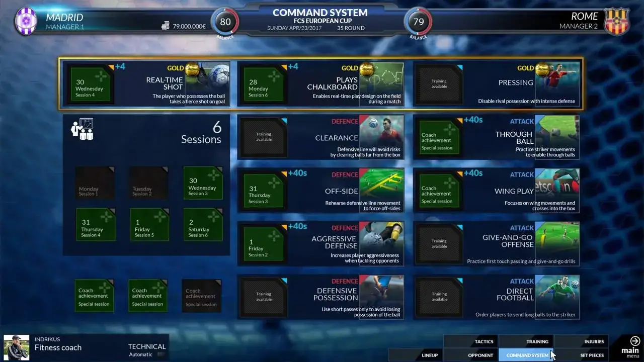 Football Club Simulator - FCS PC system requirements screenshot
