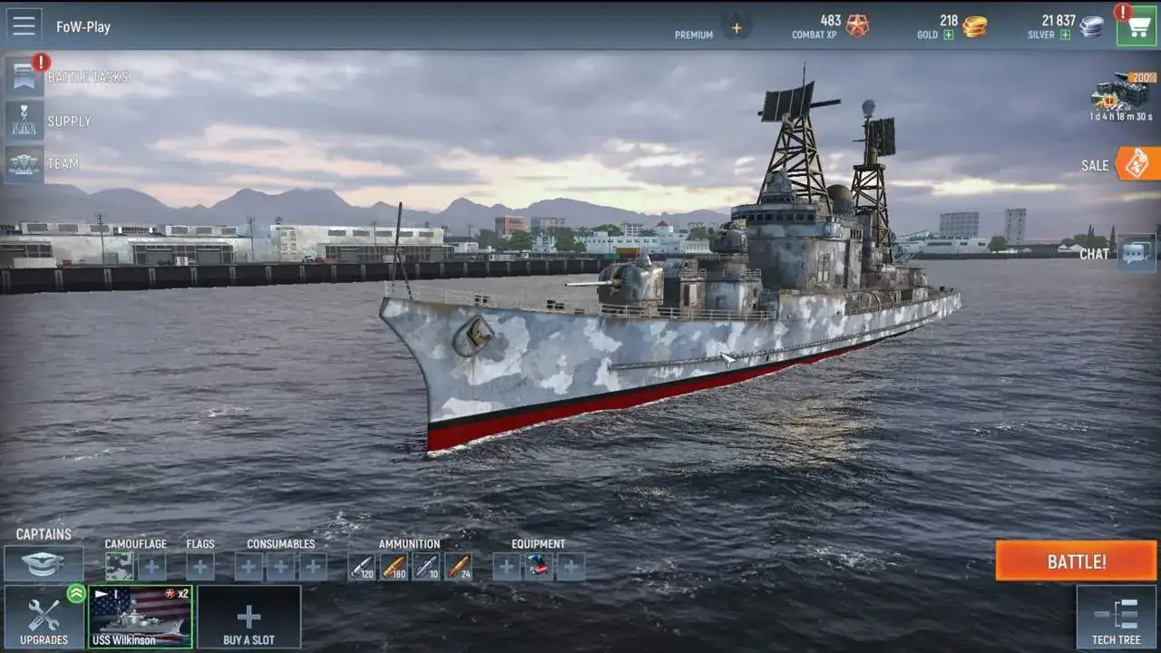 Force of Warships: Battleship Games PC performance and system requirements