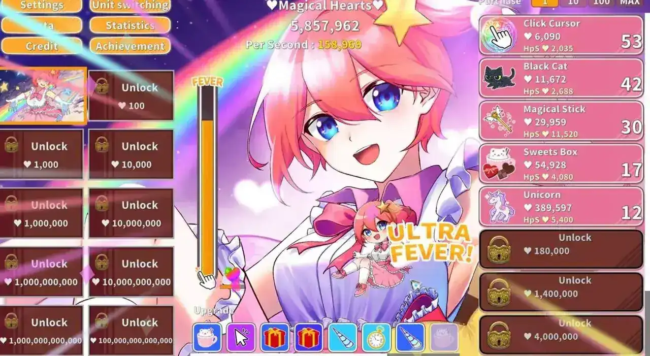 Magical Girl Clicker PC performance and system requirements