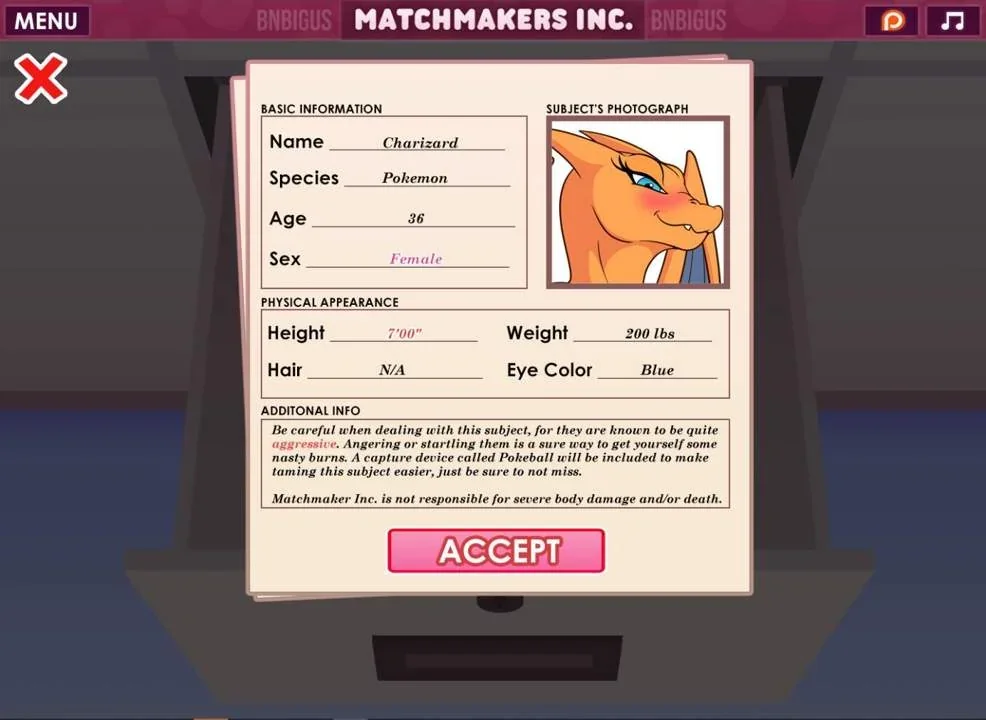 Matchmakers Inc. PC system requirements screenshot