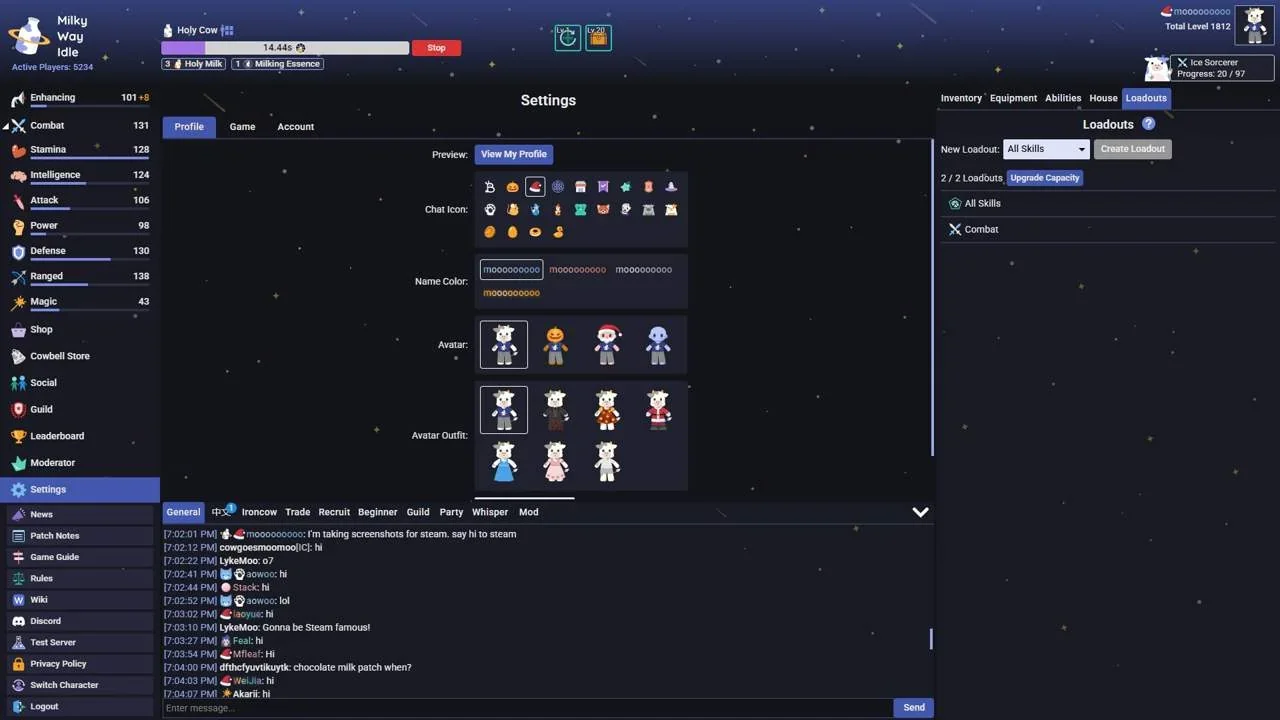 Milky Way Idle PC performance and system requirements