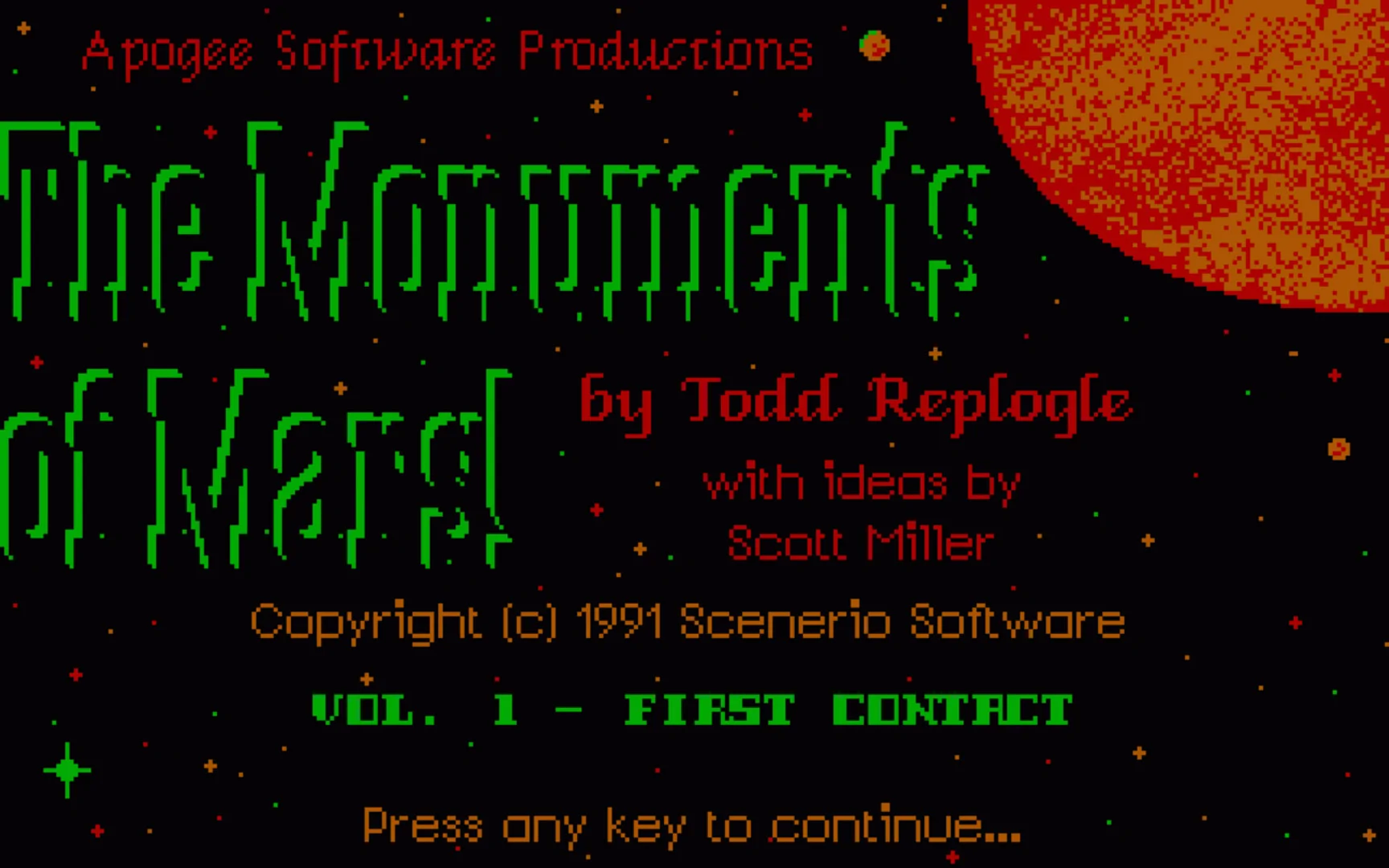 Monuments of Mars cover
