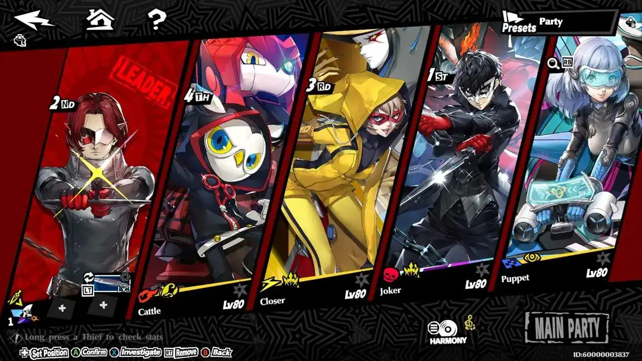 Persona5: The Phantom X PC performance and system requirements
