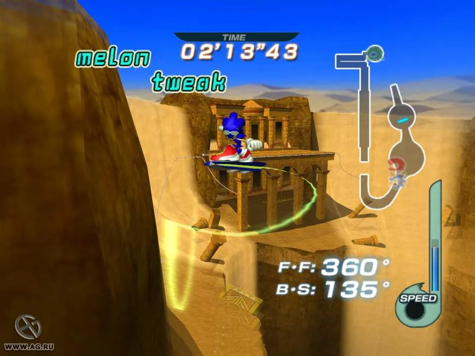 Sonic Riders PC performance and system requirements
