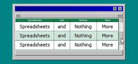 Spreadsheets and Nothing More PC system requirements screenshot