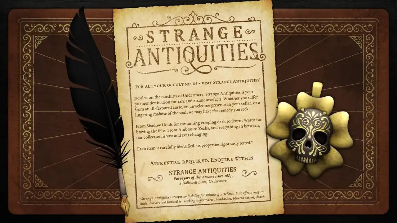Strange Antiquities PC system requirements screenshot