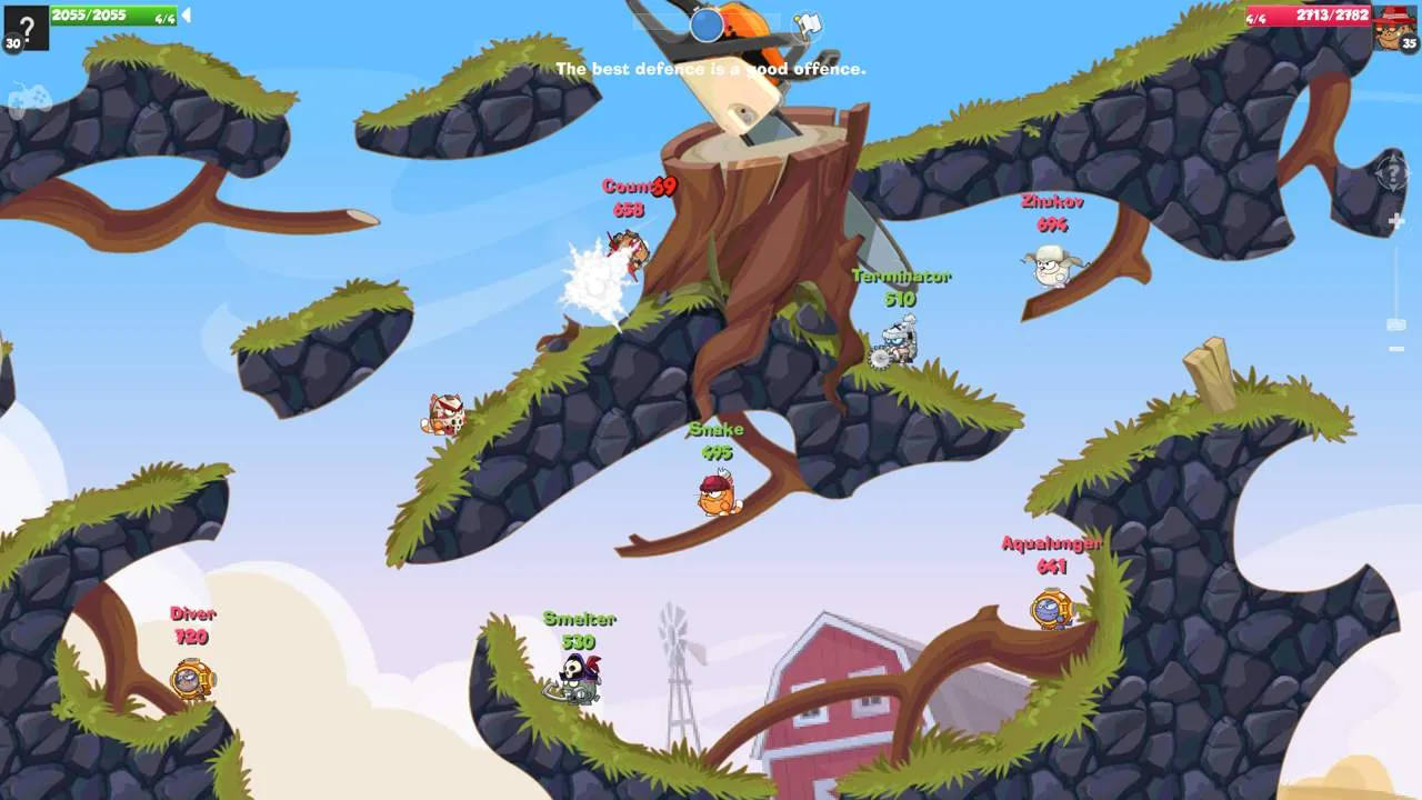 Wormix PC system requirements screenshot